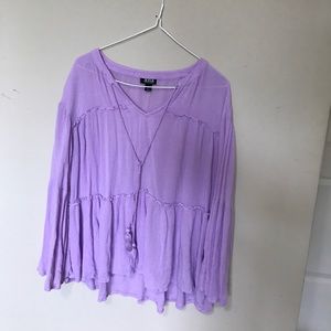 Lavender blouse